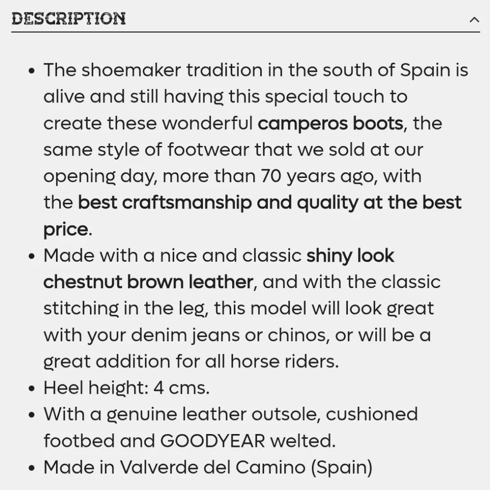 El Estribo Spanish "Camperos" Riding Boots Brown Leather | Women's Size 39, 8 US - Picture 14 of 15